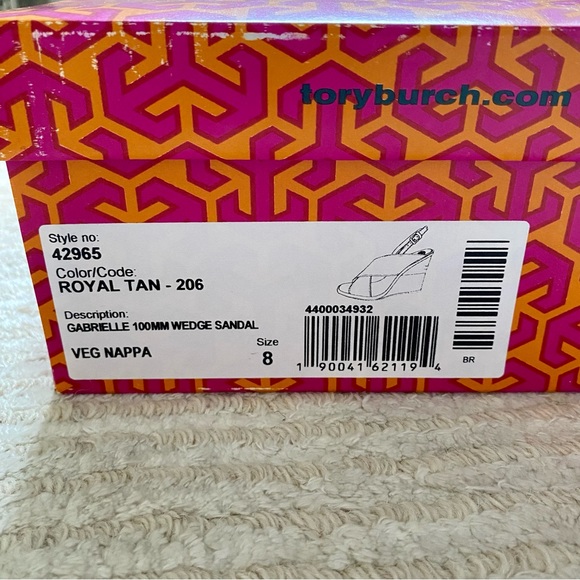 NWT Tory Burch Gabrielle wedge sandal - Picture 3 of 11